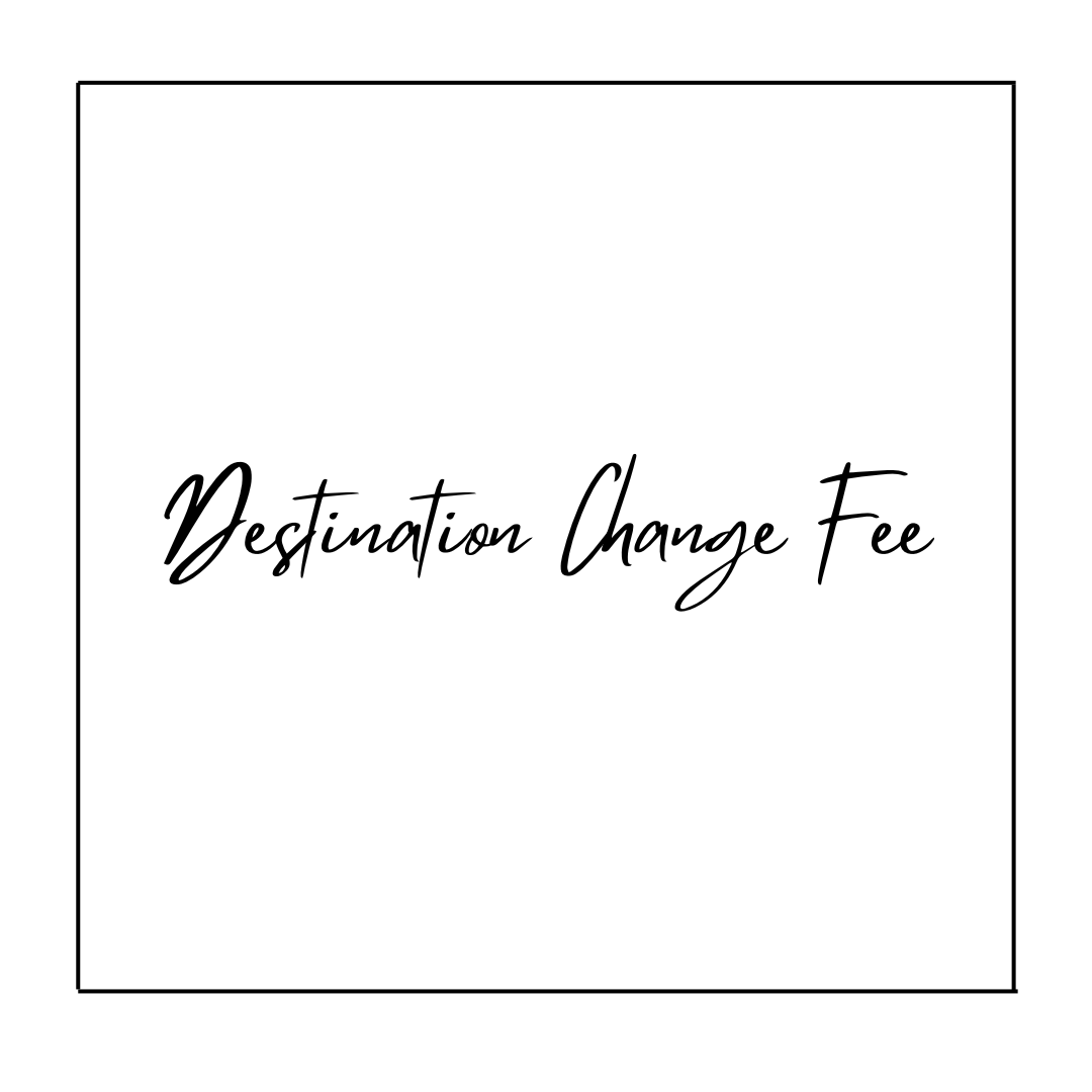 Destination Change Fee – The Luggage Language